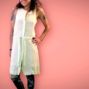 RAG 'N BONE for INTERMIX • Silk Blend
 Drop-waist Sleeveless Shift Dress XS